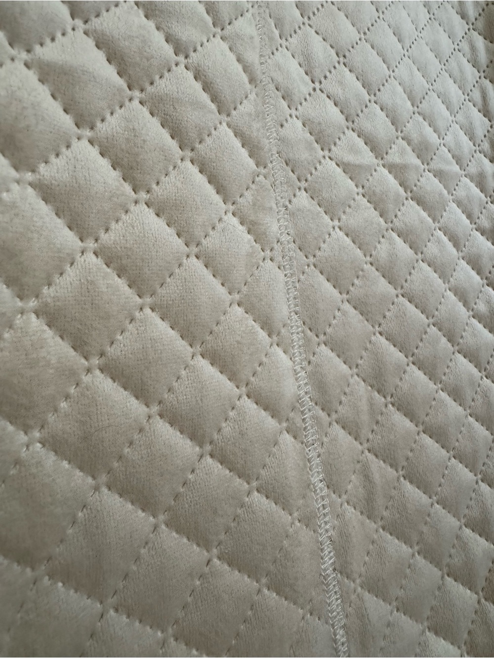 LIV Active Quilted Pullover Sweater in Cream - Picture 5 of 6
